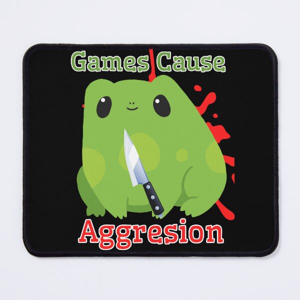 Item preview, Games cause aggresion  designed and sold by Game-Graphics.