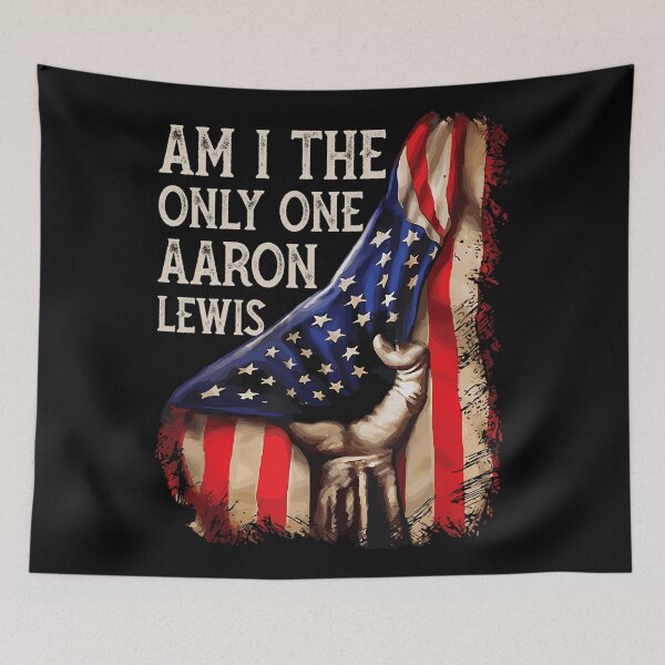 Item preview, Am I The Only One Aaron-Lewis Usa Flag designed and sold by TerryCookFashi.