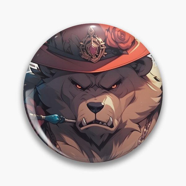 Item preview, The Bear with Roses Sticker designed and sold by Welnic.