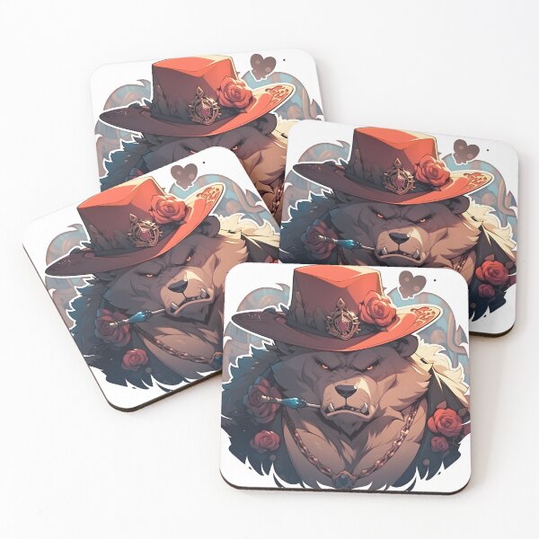 Item preview, The Bear with Roses Sticker designed and sold by Welnic.