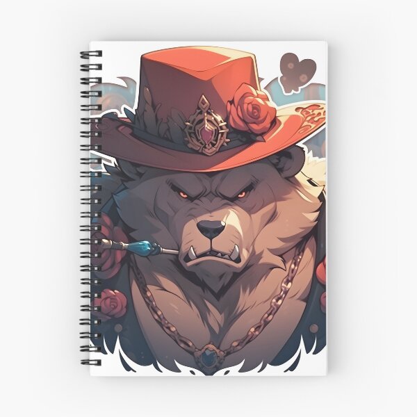 Item preview, The Bear with Roses Sticker designed and sold by Welnic.