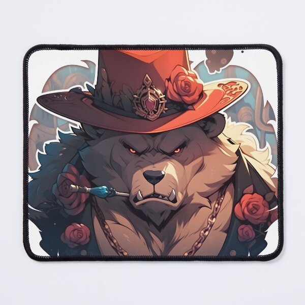Item preview, The Bear with Roses Sticker designed and sold by Welnic.