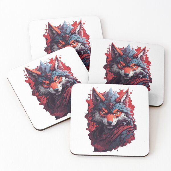 Item preview, Bloodthirsty Big Bad Wolf Bust 2 designed and sold by RabbitPrints.