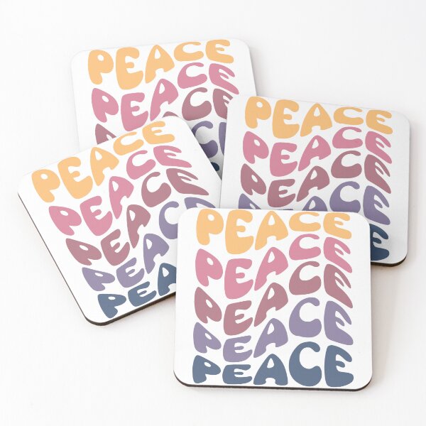 Item preview, Retro Groovy Typography - Peace Word - Retro Cool Typography designed and sold by typoinspired.