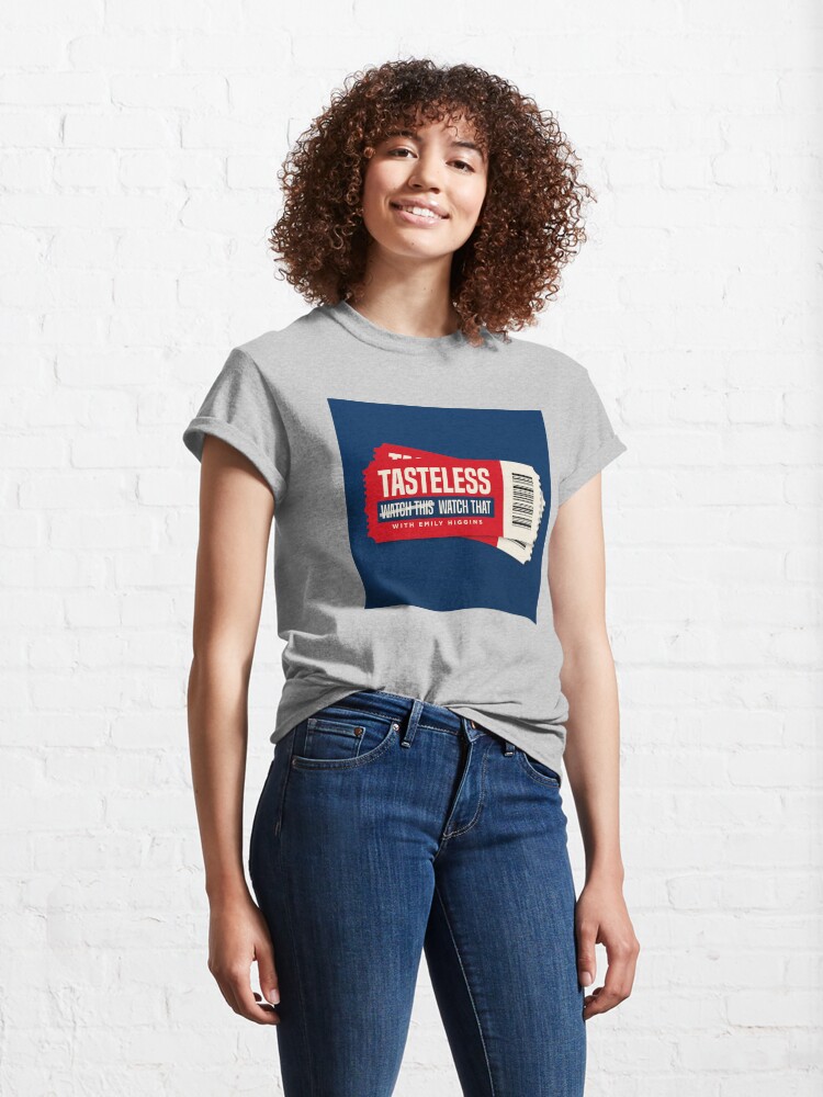 Alternate view of Tasteless Podcast Cover Classic T-Shirt