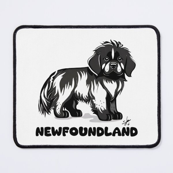 Item preview, Black and white newfoundland dog (Landseer) designed and sold by Newchendise.