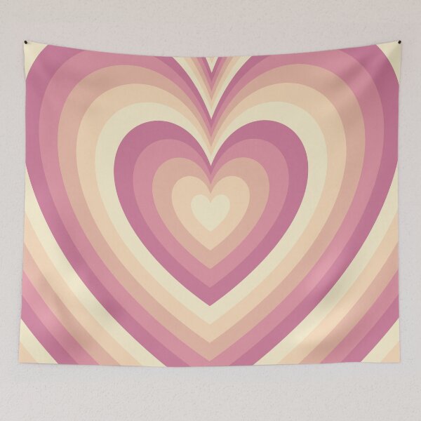 Item preview, Rose Gold Groovy Heart Pattern designed and sold by EpicCreation.