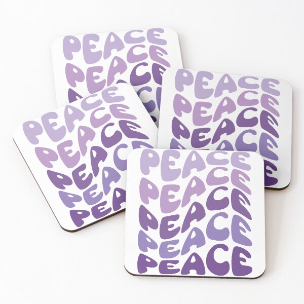 Item preview, Retro Groovy Typography - Peace Word - Retro Cool Typography designed and sold by typoinspired.