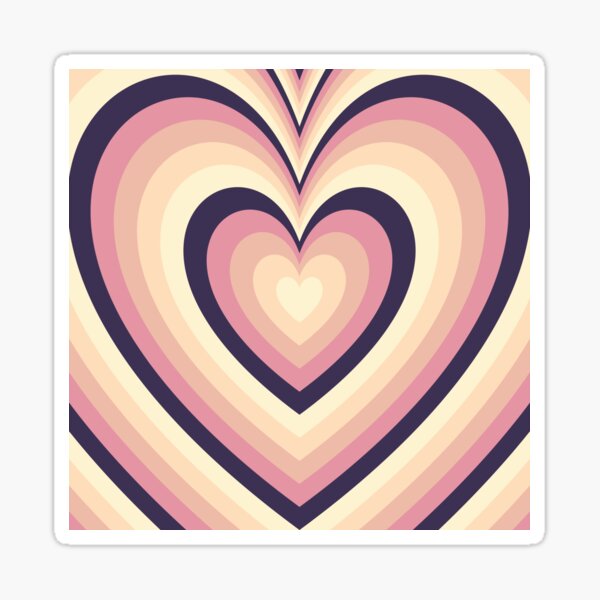 Stickers - Coeur - Rose Fluo - 5 cm - 120 pcs - Stickers mariage