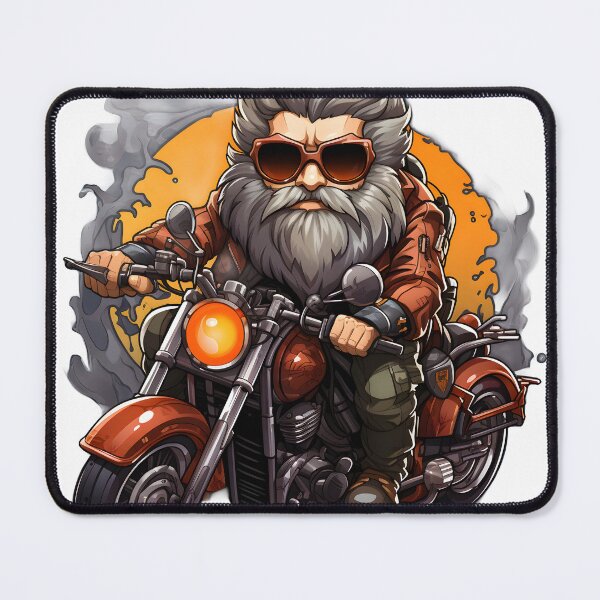 Item preview, Grandpa riding a motorcycle designed and sold by Welnic.