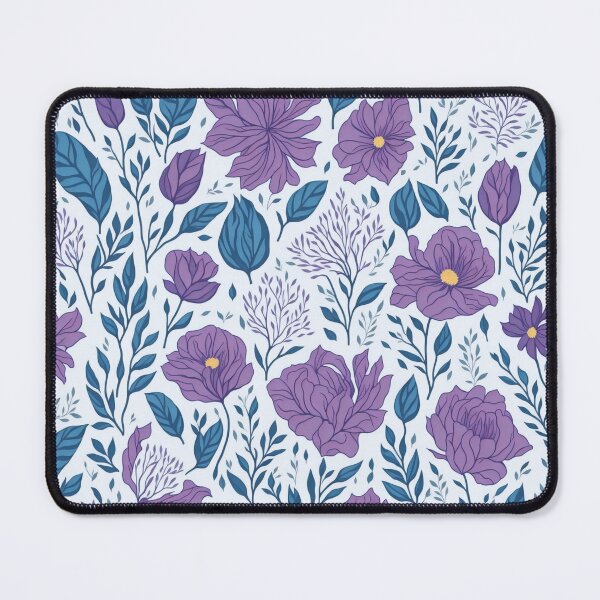 Item preview, Floral Pattern Purple Flowers designed and sold by druidwolfart.