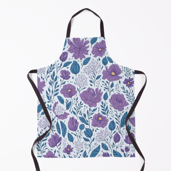 Item preview, Floral Pattern Purple Flowers designed and sold by druidwolfart.