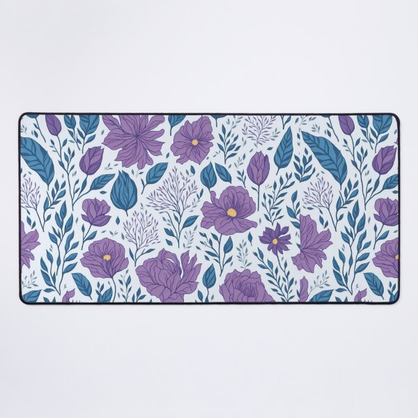Item preview, Floral Pattern Purple Flowers designed and sold by druidwolfart.