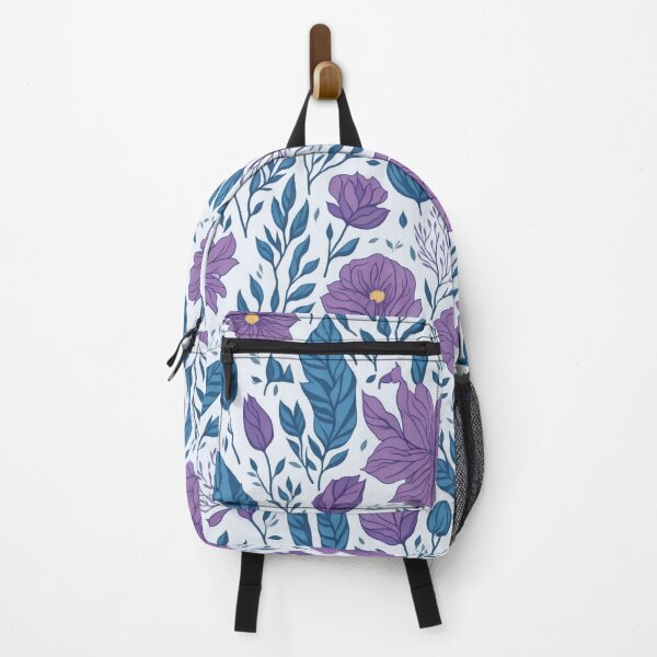 Item preview, Floral Pattern Purple Flowers designed and sold by druidwolfart.
