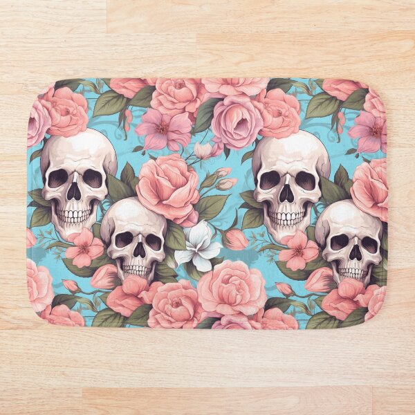 Aperçu de l'œuvre Roses et têtes de mort pastel, vêtements alternatifs créée et vendue par EliteShadow.