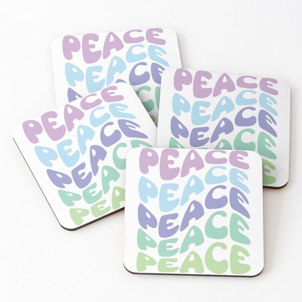 Item preview, Retro Groovy Typography - Peace Word - Retro Cool Typography designed and sold by typoinspired.