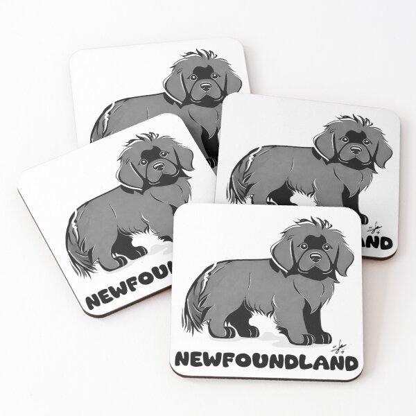 Item preview, Grey Newfoundland Dog designed and sold by Newchendise.