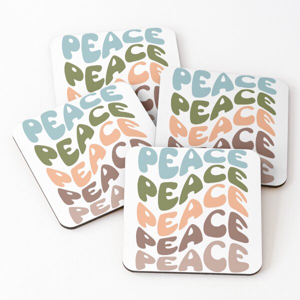 Item preview, Retro Groovy Typography - Peace Word - Retro Cool Typography designed and sold by typoinspired.