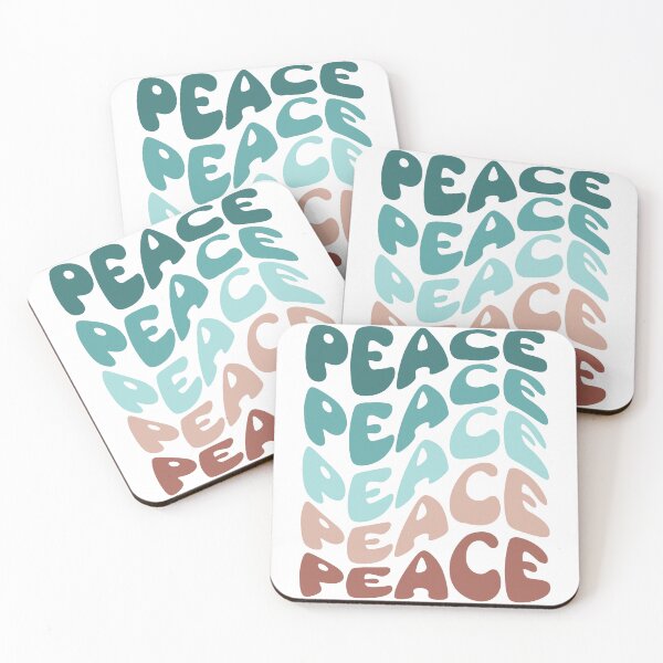 Item preview, Retro Groovy Typography - Peace Word - Retro Cool Typography designed and sold by typoinspired.