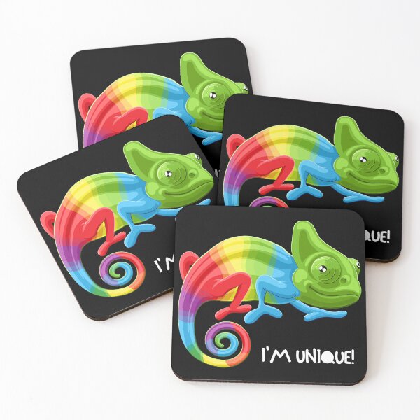 Item preview, I am Unique | Colorful | Vibrant Reptile - LGBT Pride designed and sold by Badowolf.