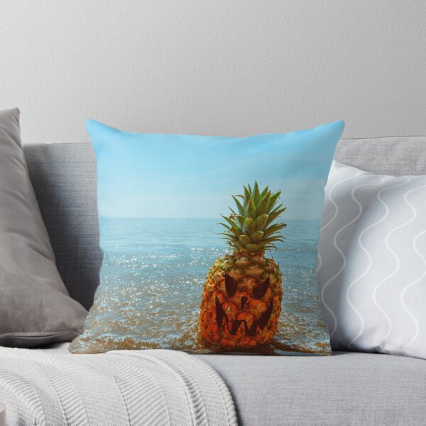 Item preview, Pineapple jack o lantern at the beach designed and sold by ookaiyah.