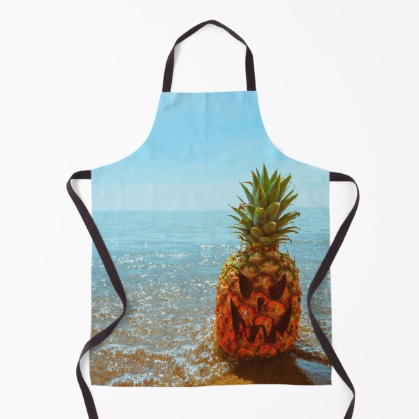 Item preview, Pineapple jack o lantern at the beach designed and sold by ookaiyah.