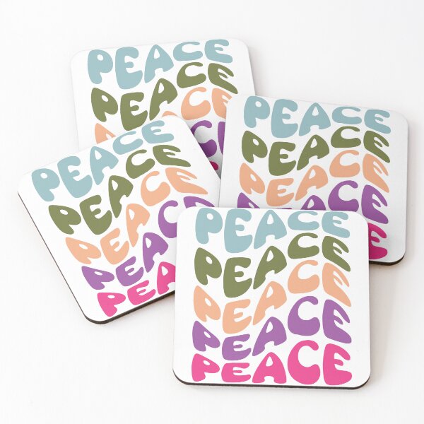 Item preview, Peace Word - Retro Groovy Typography - Retro Cool Typography designed and sold by typoinspired.