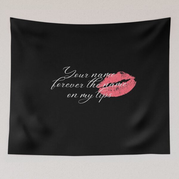 Item preview, Your name forever the name on my lips designed and sold by BloompodDesigns.