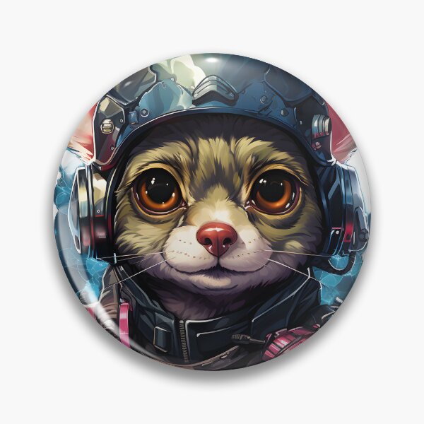 Item preview, A Chihuahua With A Pilot's Cap Sticker designed and sold by Welnic.