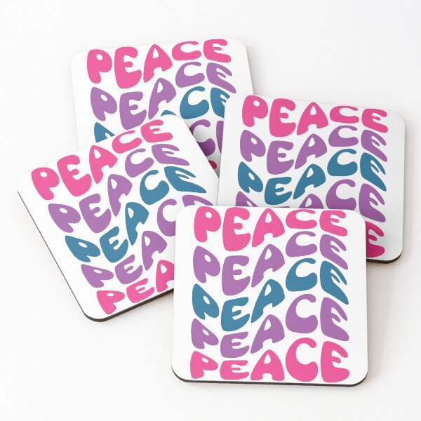 Item preview, Retro Groovy Typography - Cool Typography - Peace Word  designed and sold by typoinspired.