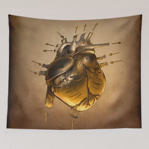 Item preview, Golden heart designed and sold by Glenbobagins.