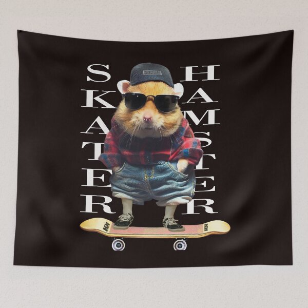Item preview, skate hamster, hamsters can be skaters designed and sold by SKAPER.