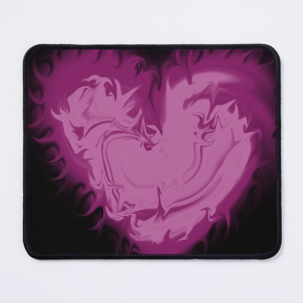 Item preview, pink heart liquid pattern designed and sold by WickyWildLife.