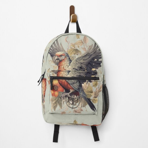 Item preview, Copy of Majestic , Colorful bird with flowers designed and sold by Okracha.