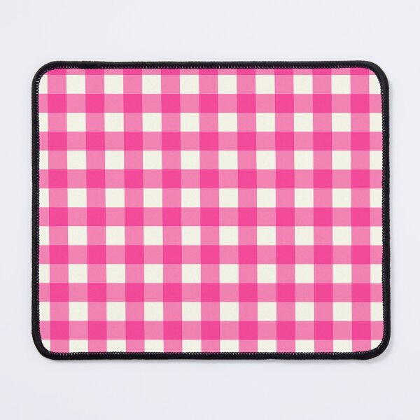 Item preview, Hot Pink and Off White Gingham Pattern designed and sold by kierkegaard.
