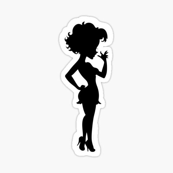 Betty Boop x Dodgers Sticker for Sale by Kiewy Design by Jenny Weik