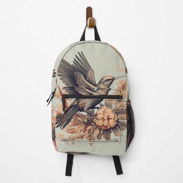 Item preview, Majestic , Colorful bird with flowers and butterfly designed and sold by Okracha.