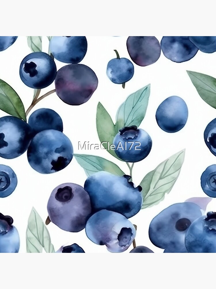 Teal and Berry Watercolor Vinyl