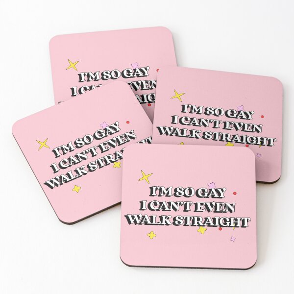Item preview, I'm So Gay, I Can't Even Walk Straight Funny designed and sold by Harmonick-Tees.