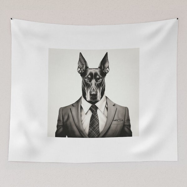 Item preview, Doberman in Business Suit Art designed and sold by redstar19.