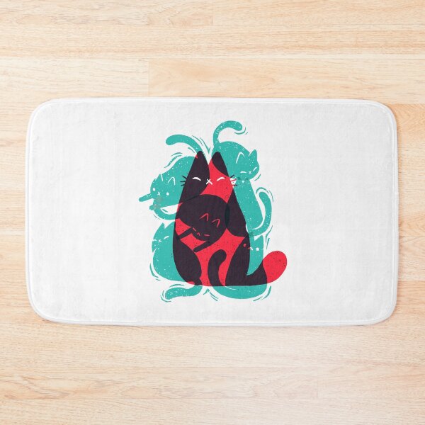 Item preview, Cat shapes - Funny Cute Kitty - Modern Art  designed and sold by BlancaVidal.