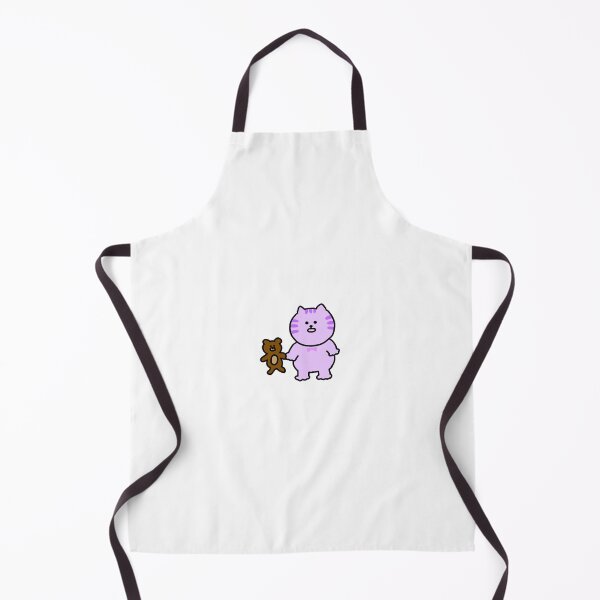 Item preview, purple Cat and a bear doll designed and sold by superbaechoo.