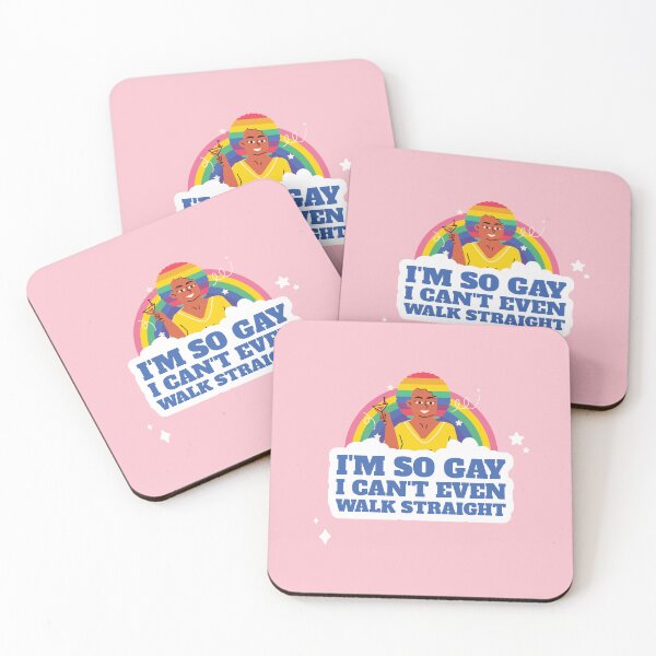 Item preview, I'm So Gay, I Can't Even Walk Straight Funny designed and sold by Harmonick-Tees.