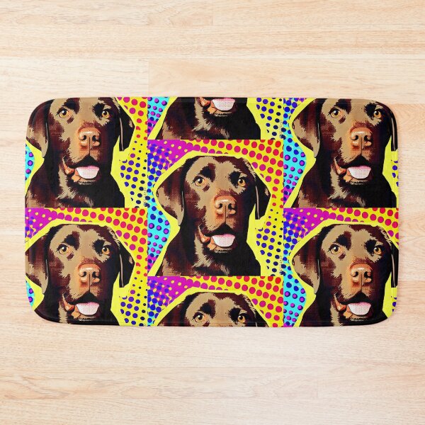 Item preview, Chocolate Labrador Popart designed and sold by FunnehGacha.
