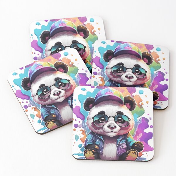 Item preview, Colorful galaxy magic panda designed and sold by Aveyana.