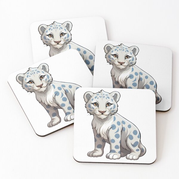 Item preview, Cute Snow Leopard, Cartoon Style designed and sold by Vansky-Art.