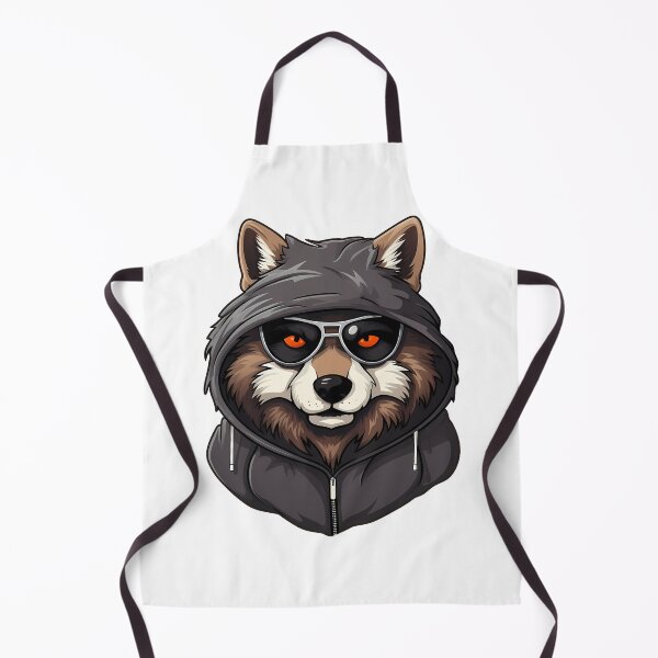 Item preview, Wolf with a hoodie designed and sold by Vansky-Art.