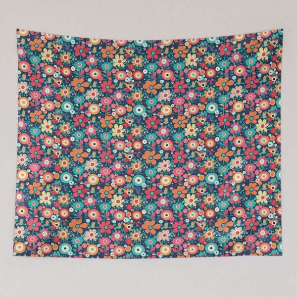 Item preview, Beautiful cute flower seamless pattern designed and sold by MiraCleAI.