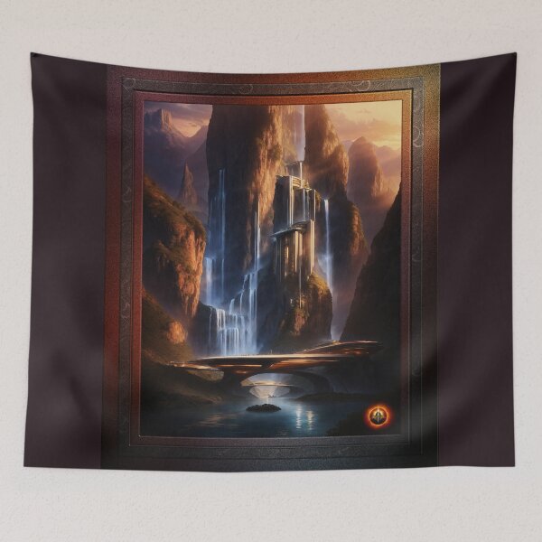 Item preview, Tryvin City Of Braethian VII Impressive AI Concept Art by Xzendor7 designed and sold by Xzendor7 Digital Art Creations.