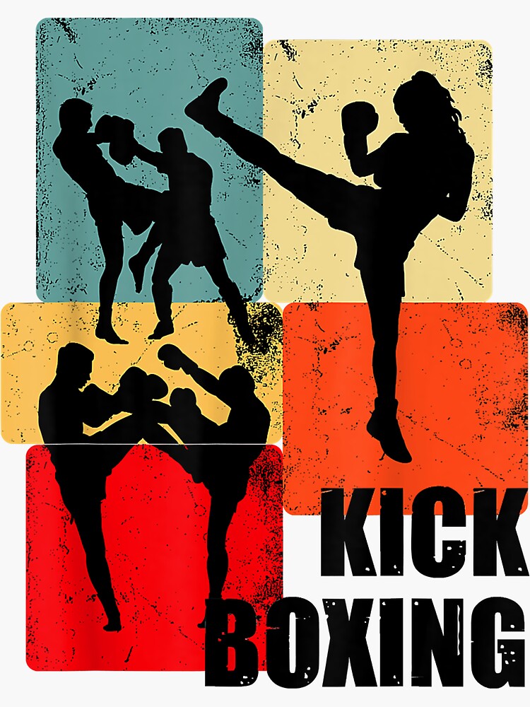 Pegatina for Sale con la obra Ropa de Kick Boxing para Kick Boxer